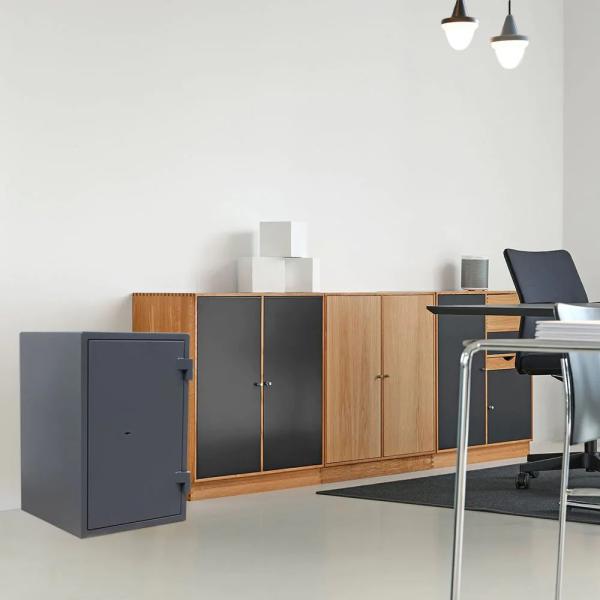 Rottner Dokumententresor EN1 Fire Hero 65 Doppelbartschloss anthrazit T06318